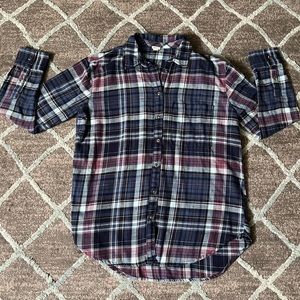 Aerie Oversized Button-Down Shirt, Size XS